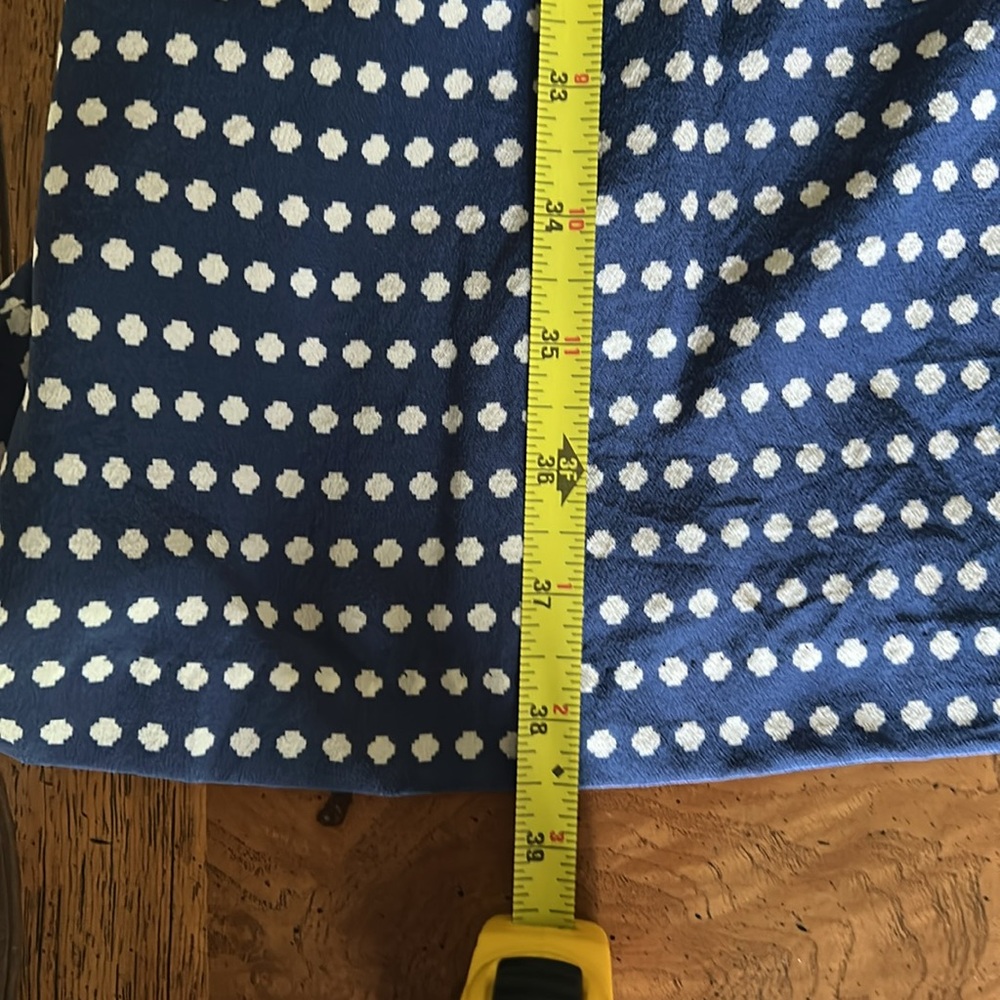 Marc by Marc Jacobs Blue and White Polka Dot Midi Dress Sz 10 - Picture 9 of 10